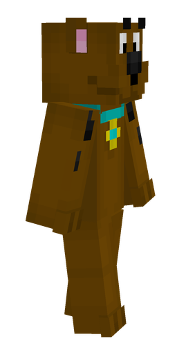 Brown skin: body, right side render