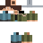Blue skin: raw texture render