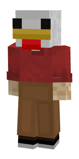Black skin: body, front render