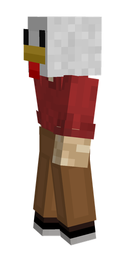 Black skin: body, left side render