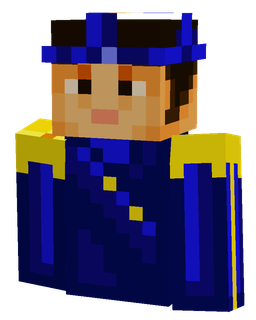 Blue skin: bust render