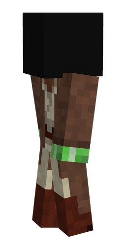 Black skin: body, left side render