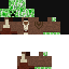 Black skin: raw texture render
