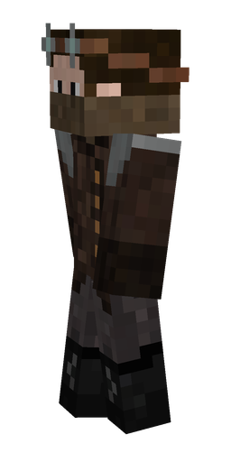 Black skin: body, left side render