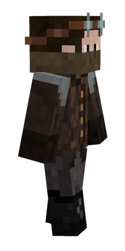 Black skin: body, right side render