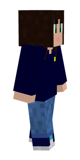 Black skin: body, right side render