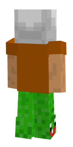 Brown skin: body, back render