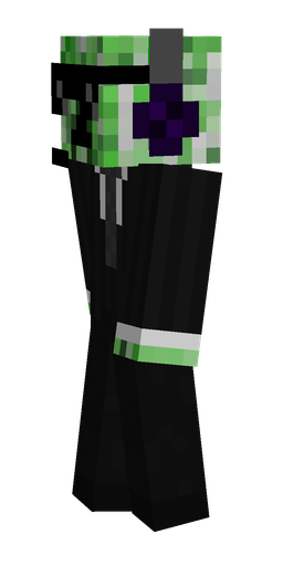 Black skin: body, left side render