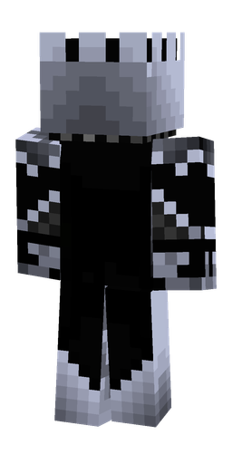 Black skin: body, back render