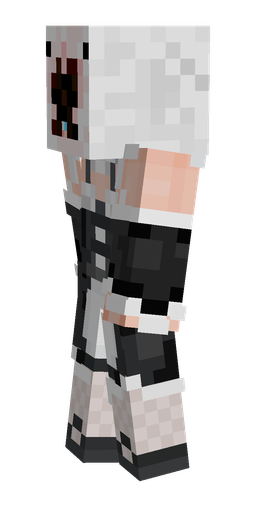 Black skin: body, left side render