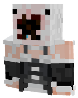Black skin: bust render