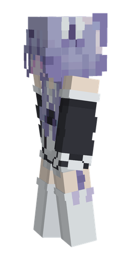 Black skin: body, left side render