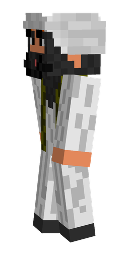 Black skin: body, left side render