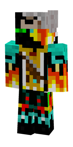 Black skin: body, front render