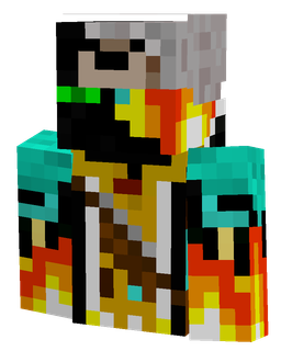 Black skin: bust render