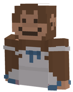 Brown skin: bust render