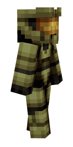 Black skin: body, right side render