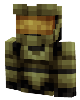 Black skin: bust render