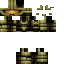 Black skin: raw texture render