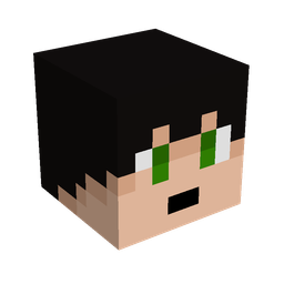 Black skin: head render