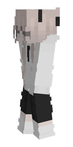 Black skin: body, left side render