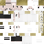 Black skin: raw texture render