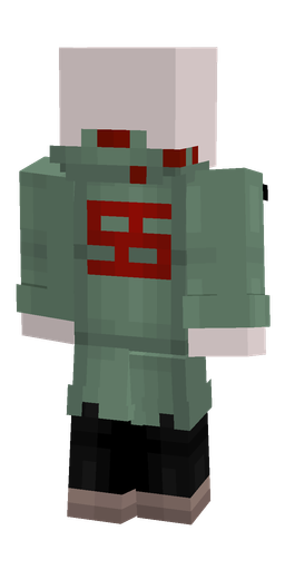 Black skin: body, back render