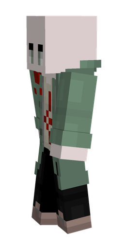 Black skin: body, left side render