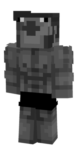 Black skin: body, front render