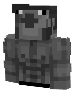 Black skin: bust render