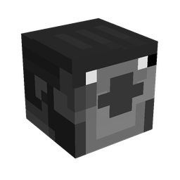 Black skin: head render