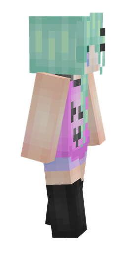 Black skin: body, right side render