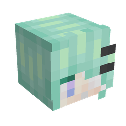 Black skin: head render