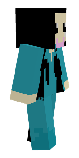Black skin: body, right side render