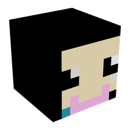 Black skin: head render