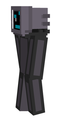 Black skin: body, left side render