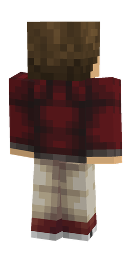 Brown skin: body, back render