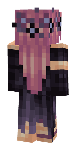 Black skin: body, back render