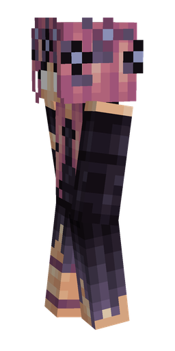 Black skin: body, left side render