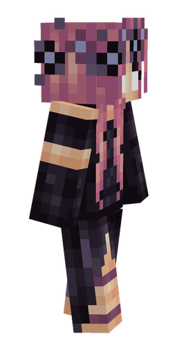 Black skin: body, right side render