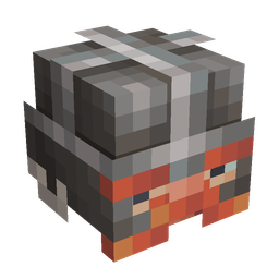 Black skin: head render