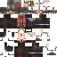 Black skin: raw texture render
