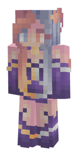 Blue skin: body, front render