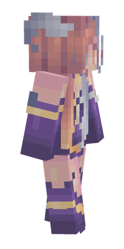Blue skin: body, right side render