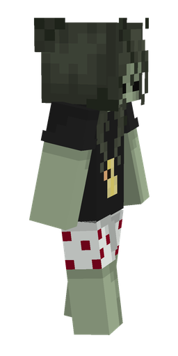 Black skin: body, right side render