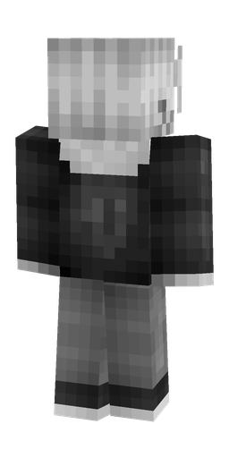 Black skin: body, back render
