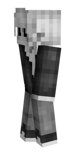 Black skin: body, left side render