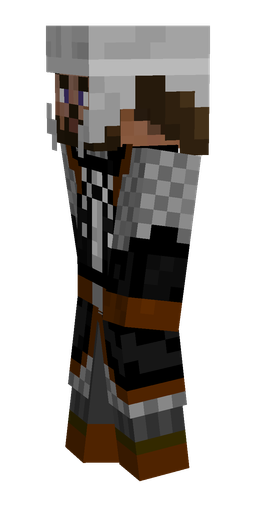 Black skin: body, left side render