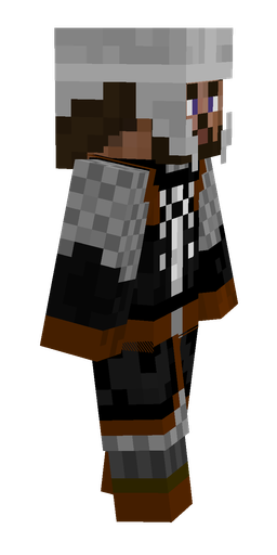 Black skin: body, right side render