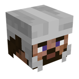 Black skin: head render